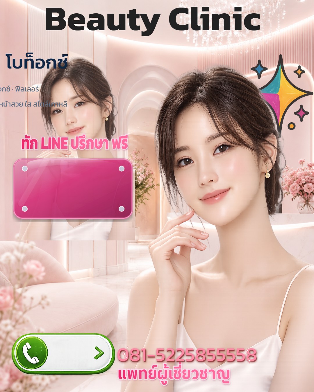 คลินิกศัลยกรรมตกแต่ง โคราช มาตรฐานระดับสากล ดูแลโดยคุณหมอภูวิช แพทย์เฉพาะทาง เชี่ยวชาญดึงหน้าชั้นลึก เสริมจมูกโอเพ่น และตัดถุงใต้ตา